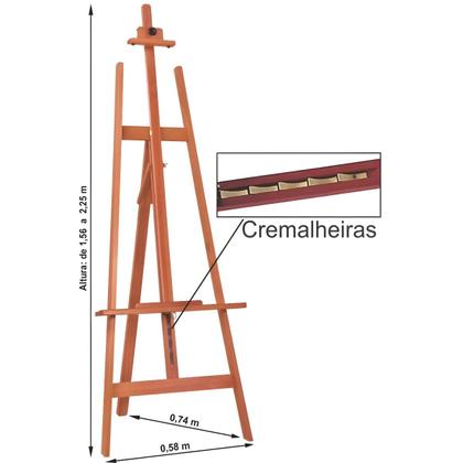 Imagem de Cavalete Para Pintura Trident Estúdio Mod. 12032