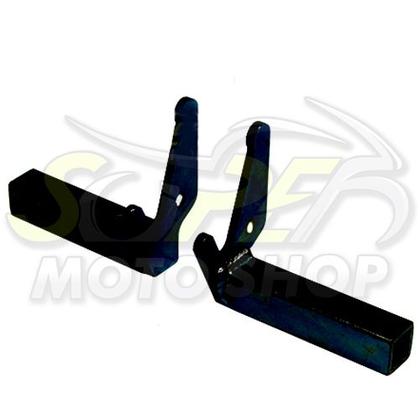 Imagem de Cavalete Traseiro Coyote Modelo TOP para Motos Com Suporte / Slider de Balança - Preto