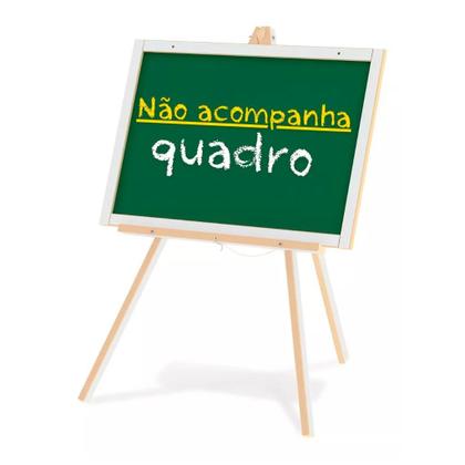 Imagem de Cavalete Tripé Madeira Quadros Lousa Telas Pinturas 82cm 145 Junges