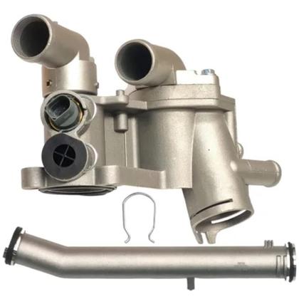 Imagem de Cavalete Válvula Termostática Completa Aluminio Gol 5 GOL 6 Polo Fox MOTOR A111 032121026CK