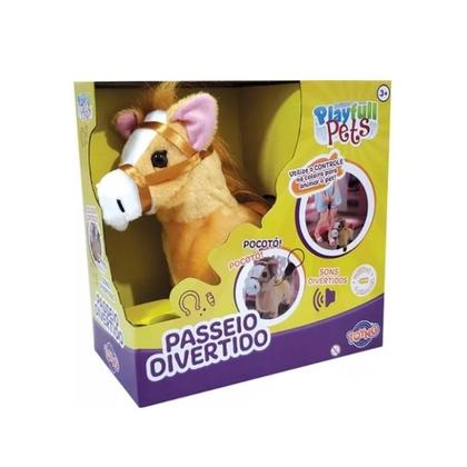Imagem de Cavalinho Bege Playfull Pets Passeio Divertido 42151