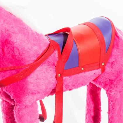 Imagem de Cavalinho de Balanço Sustentável  Pelúcia Macia e Estrutura Reforçada