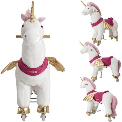 Imagem de Cavalinho de Pedal Kiddo Montaria Uppi Branco Unicornio Medio