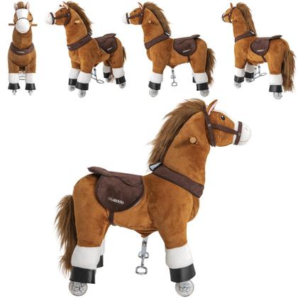 Imagem de Cavalinho de Pedal Kiddo Montaria Uppi Marrom Pequeno 40kg