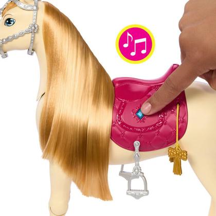 Imagem de Cavalo Barbie Mysteries Com Som, Música e Acessórios - Mattel HXJ42