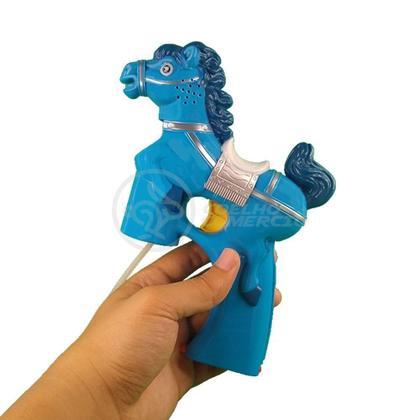 Imagem de Cavalo Pop Tik Tok Lança Bolhas Sabão Mágica Azul 6