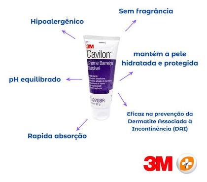 Imagem de Cavilon Creme Barreira 3m 92g Protetor Pele Embalagem Economica