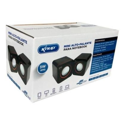 Imagem de Caxinha Caixa de Som para Computador PC Notebook Tablet - K-NUP KP-600