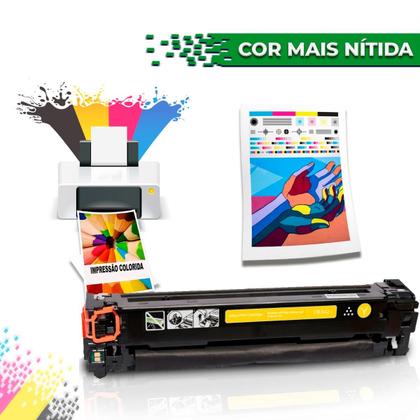 Imagem de Cb542 - toner color compatível com cb542 cf212 ce322a yellow