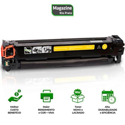 Imagem de Cb542 - toner color compatível com cb542 cf212 ce322a yellow