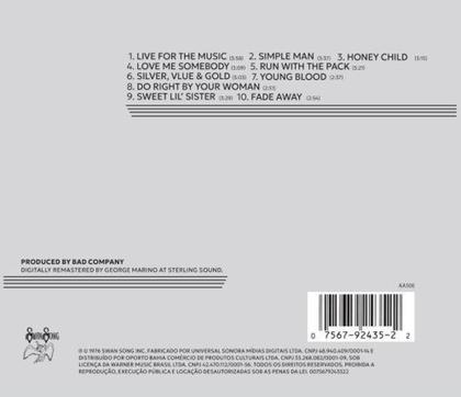 Imagem de Cd bad company - run with the pack - WARNER MUSIC