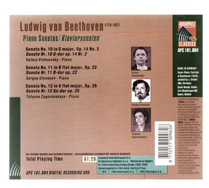Imagem de Cd beethoven - piano sonatas nos 10,11 & 12