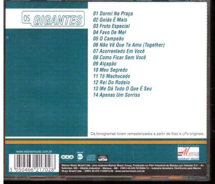 Imagem de CD Bruno & Marrone Os Gigantes