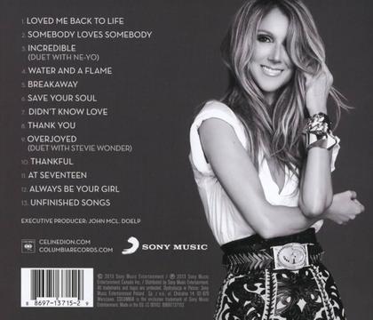 Imagem de Cd celine dion - loved me back to life