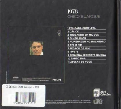 Imagem de CD Chico Buarque 1978 Coleção Abril Original