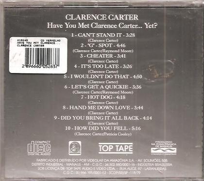 Imagem de Cd Clarence Carter - Have You Met Clarence Carter Yet