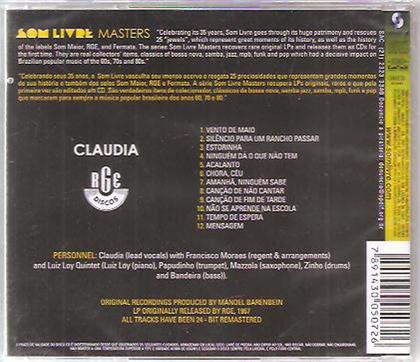 Imagem de Cd Cláudia - Cláudia  Som Livre Masters