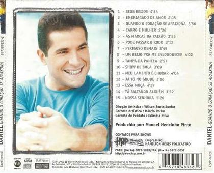 Imagem de CD Daniel - Quando o Coração se Apaixona Original