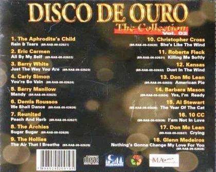 Imagem de CD Disco de Ouro Volume 02 Sucessos Anos 70s 80s Original