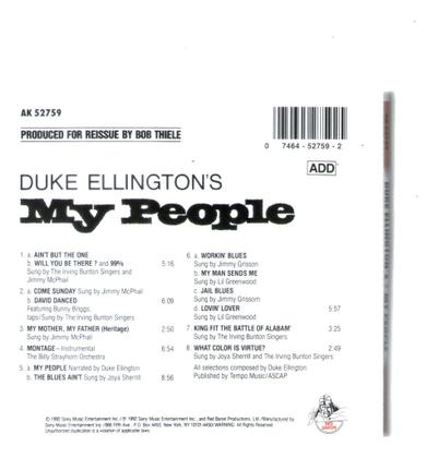 Imagem de Cd Duke Ellington - My People - 1992 - Raríssimo