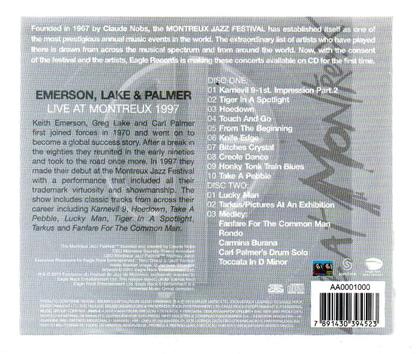 Imagem de Cd duplo emerson lake e palmer: live at montrenx
