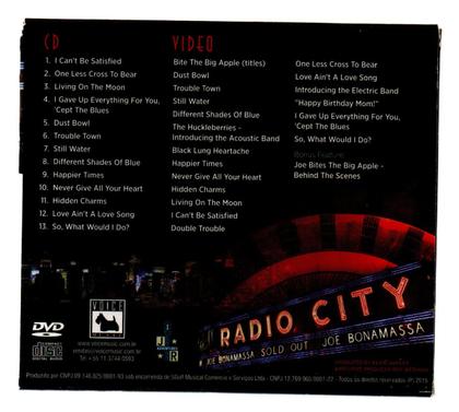 Imagem de Cd+dvd joe bonamassa-live at radio city music hall