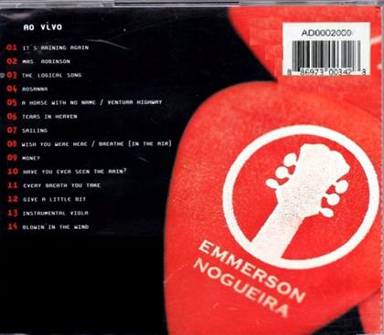 Imagem de CD Emerson Nogueira Ao Vivo
