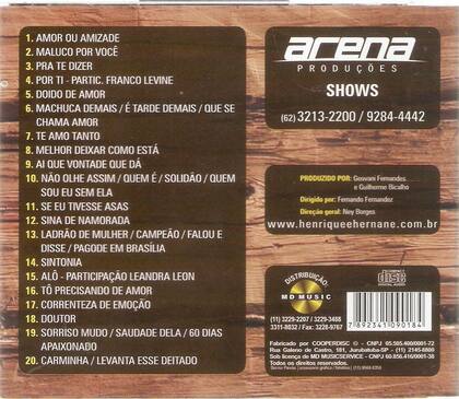 Imagem de Cd Henrique & Hernane - Luau Ao Vivo