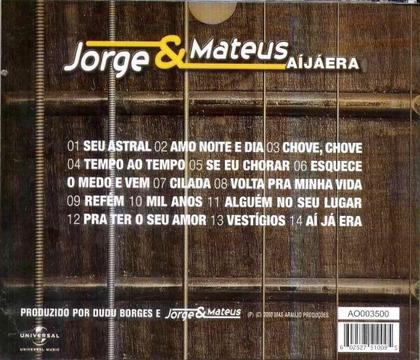 Imagem de CD Jorge e Mateus - Ai já Era Original