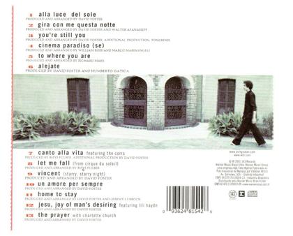 Imagem de Cd josh groban: alla luce del sole