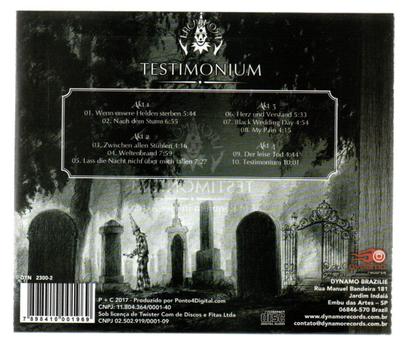 Imagem de Cd lacrimosa: testimonium