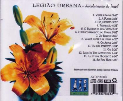 Imagem de CD Legião Urbana O Descobrimento do Brasil Original
