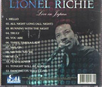 Imagem de CD Lionel Richie - Live In Japan 12 Músicas Original