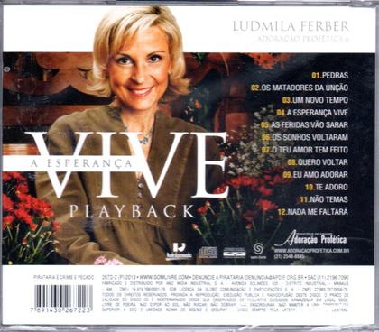 Imagem de CD Ludmila Ferber - A Esperança Vive - Playback