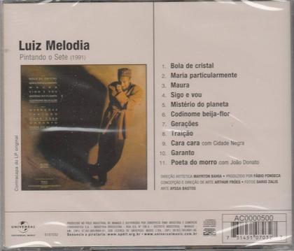 Imagem de Cd luiz melodia - pintando o sete
