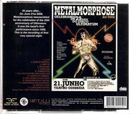 Imagem de Cd Metalmorphose - Odisseia