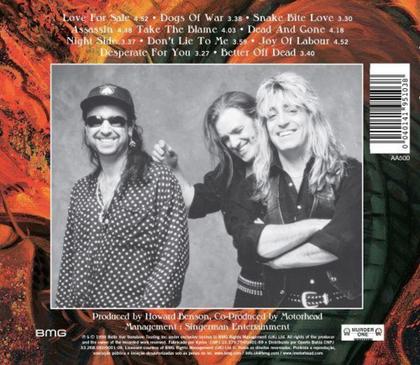 Imagem de Cd motorhead - snake bite love - BMG RIGHTS