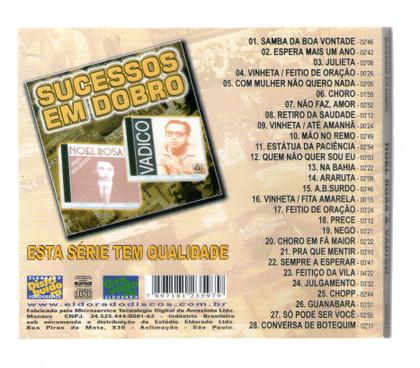 Imagem de Cd noel rosa e vadico-sucessos em dobro