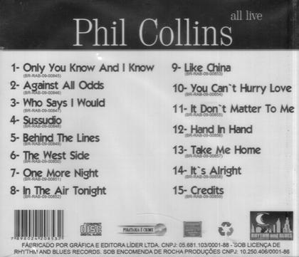 Imagem de CD Phil Collins All Live