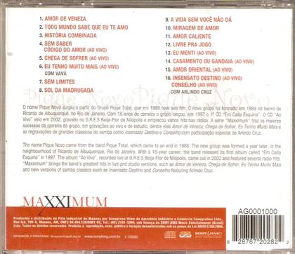 Imagem de Cd Pique Novo - Maxximum