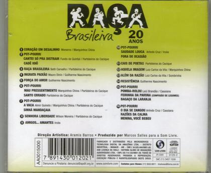 Imagem de Cd Raça Brasileira - 20 Anos - O Verdadeiro Pagode