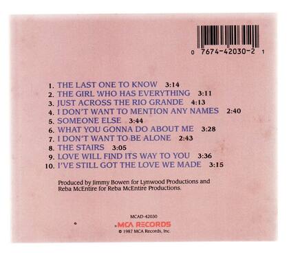 Imagem de Cd reba mcentire: the last one to know