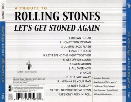 Imagem de Cd rolling stones a tribute to - let's get stoned again