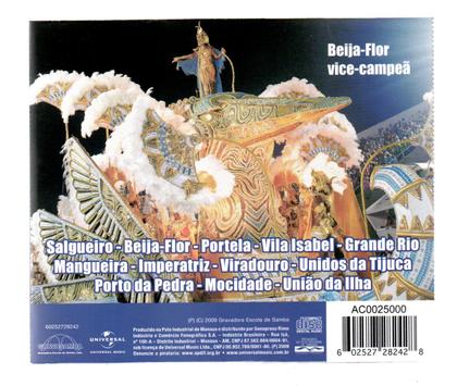 Imagem de Cd Sambas De Enredo RJ - Salgueiro Ao Vivo 2010