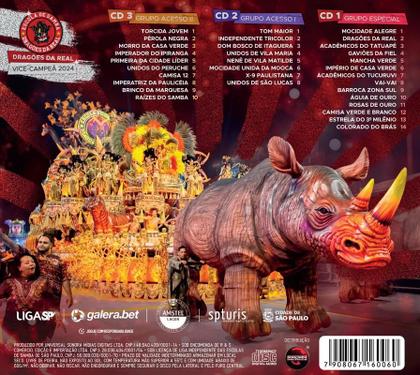 Imagem de Cd Sambas Enredo Carnaval SP 2025 (Cd Triplo  Digipack)