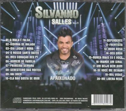 Imagem de CD Silvanno Salles - Volume 21 - O CANTOR APAIXONADO