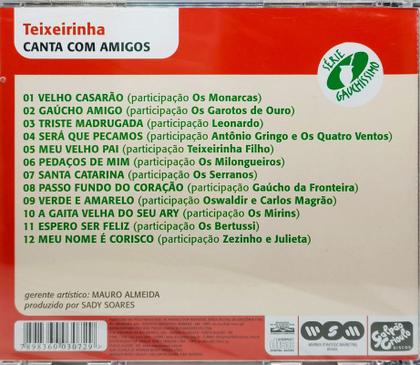 Imagem de CD Teixeirinha - Canta Com Amigos (série gauchíssimo)