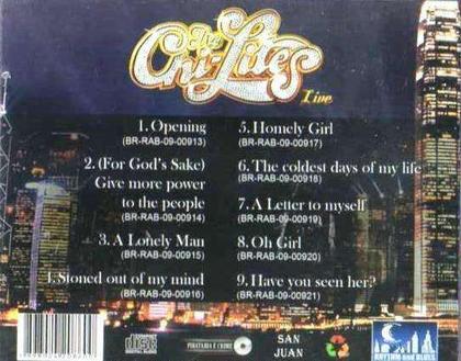 Imagem de CD The Chi-lites Live