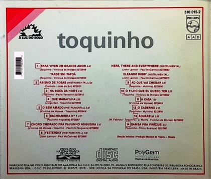 Imagem de CD Toquinho - A Luz Do Solo