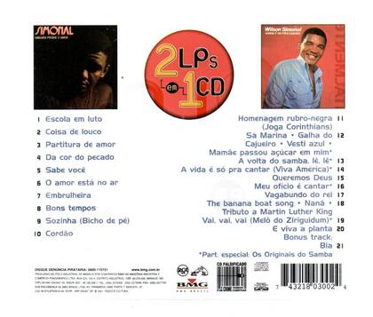 Imagem de CD Wilson Simonal - 2 Lps em 1 cd